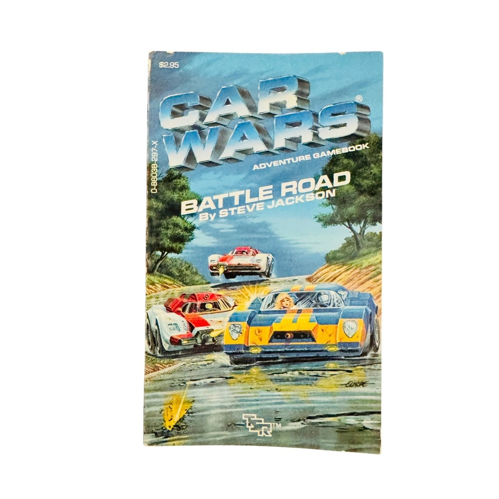 Car Wars Adventure Gamebook 1 Battle Road Steve Jackson TSR 1986 Vintage Book